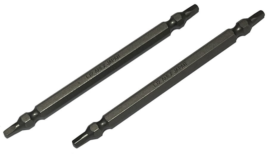 ANEX Screwdriver Bit Square Head 1/4" Shank Double End, General Hardware Screwdrivers — Southend Philippines