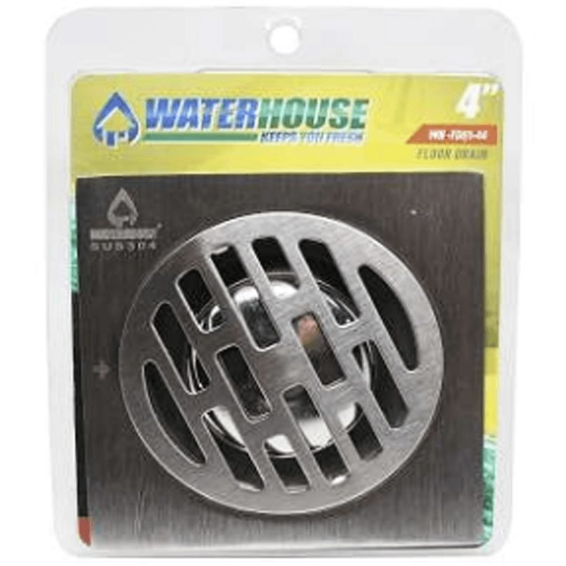 Waterhouse Waterhouse WH-FD01-44 Floor Drain Stainless 4"X4", General Hardware — Southend Philippines