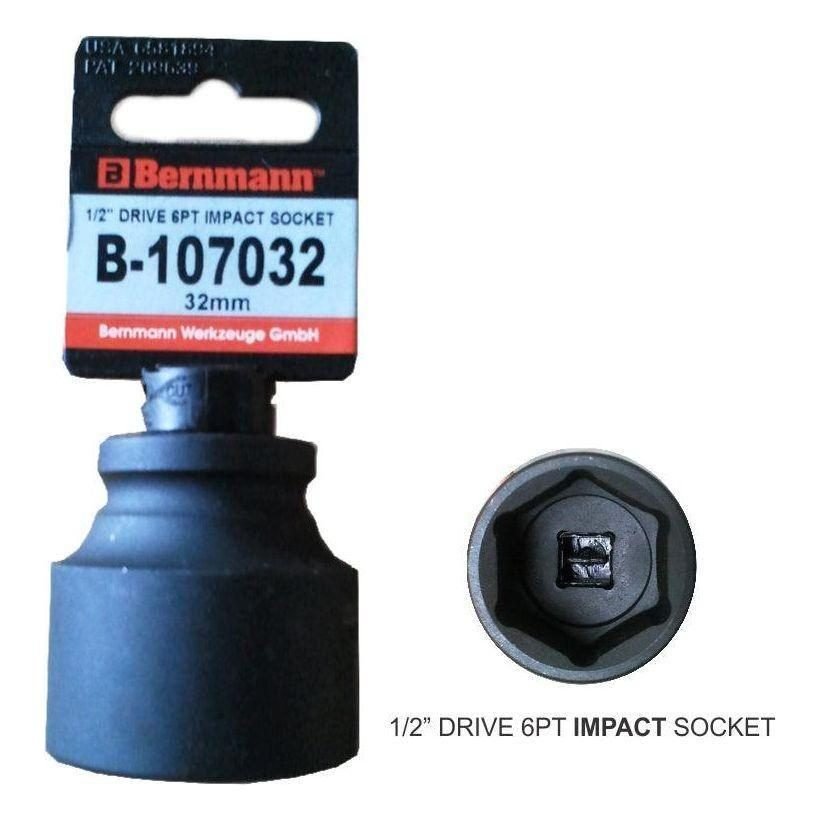 Bernmann Bernmann 1/2" Drive Impact Socket Wrench 6pts, General Hardware Sockets & Ratchets — Southend Philippines