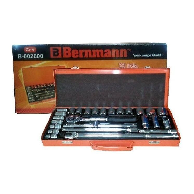 Bernmann Bernmann B-002600 Socket Wrench Set 1/2" Drive, General Hardware Wrenches — Southend Philippines
