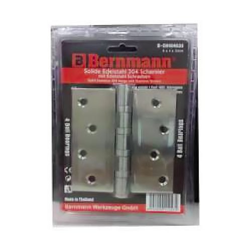 Bernmann Solid Stainless 304 Hinge With Screws And Ball Bearings — General Hardware, Southend Philippines