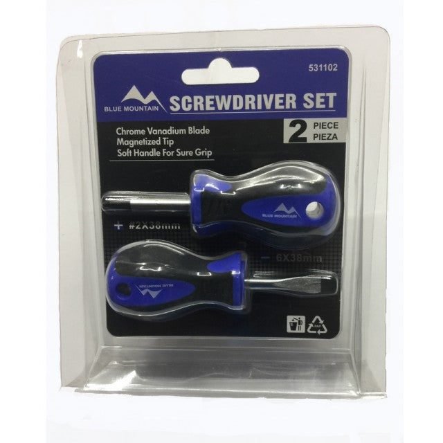 BLUE MOUNTAIN Stubby Screwdriver Set, General Hardware Screwdrivers & Bits — Southend Philippines