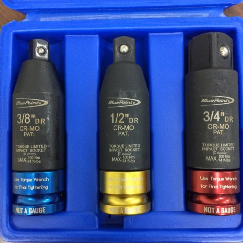 Blue Point BLPTSIM12S Torque Limiting Impact Sockets, General Hardware Sockets & Ratchets — Southend Philippines