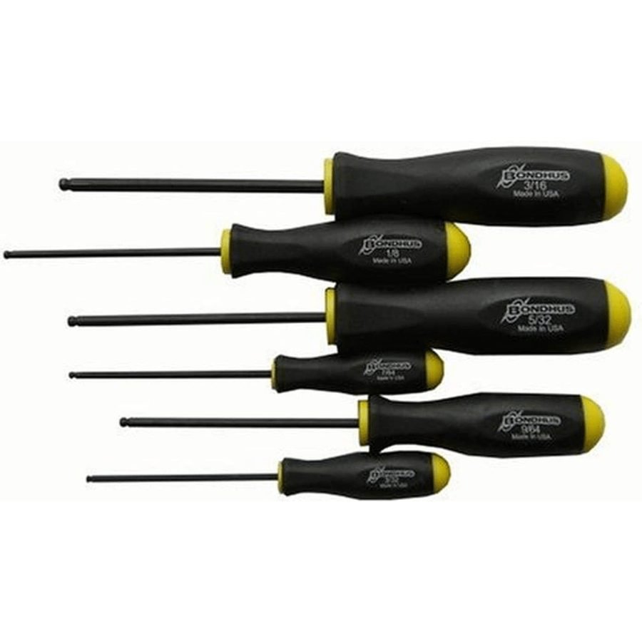 Bondhus 10645 (BSX7) 7pcs Balldriver Tip Screwdriver Set