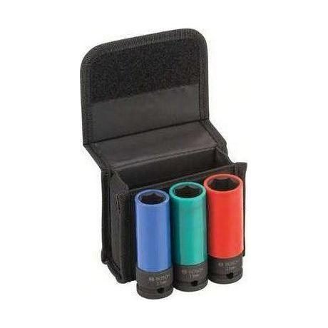 Bosch Bosch 3pcs PRO Impact Socket Wrench Set With Color Guide, General Hardware Sockets & Ratchets — Southend Philippines