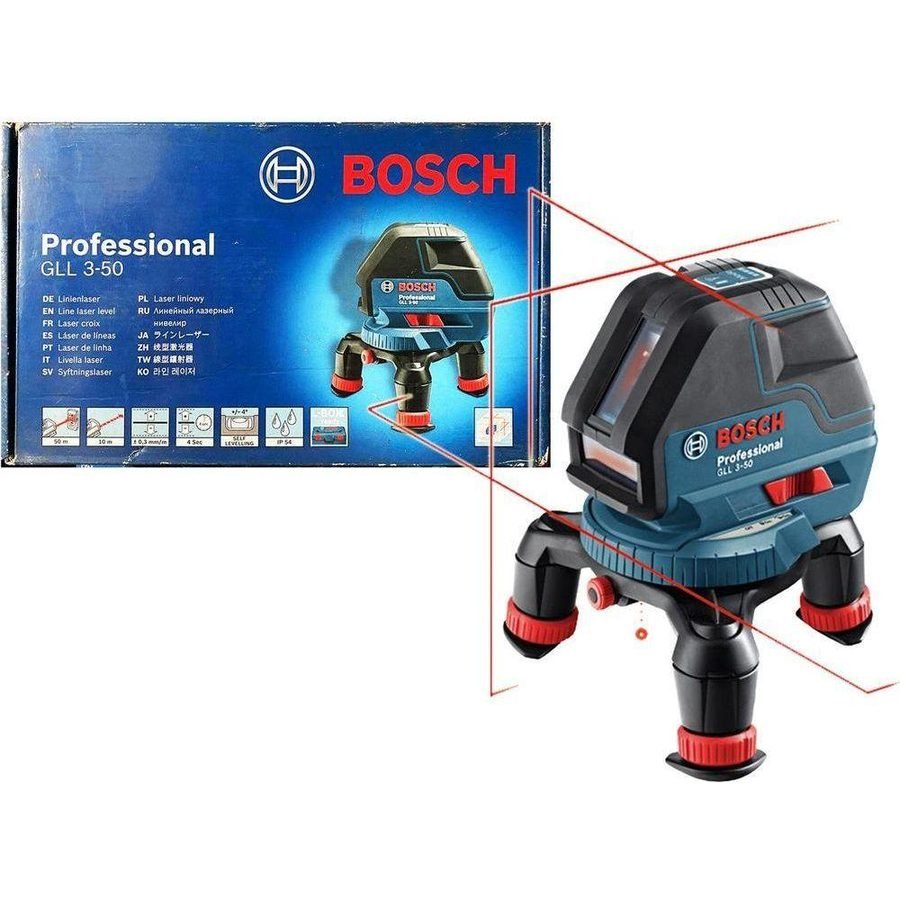 Bosch Bosch GLL 3-50 Line Laser Level, General Hardware Measuring Tools — Southend Philippines
