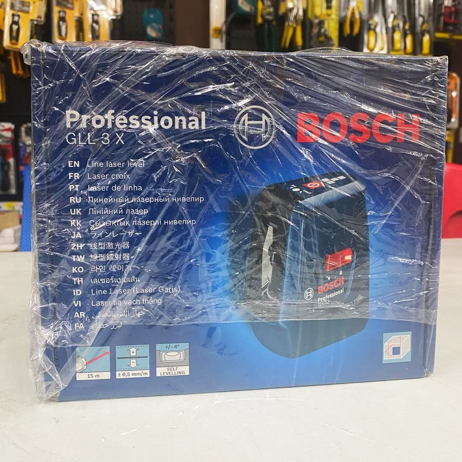 Bosch Bosch GLL 3X Line Laser Level [3x Lines] (15meters) (Open Seal), General Hardware Measuring Tools — Southend Philippine