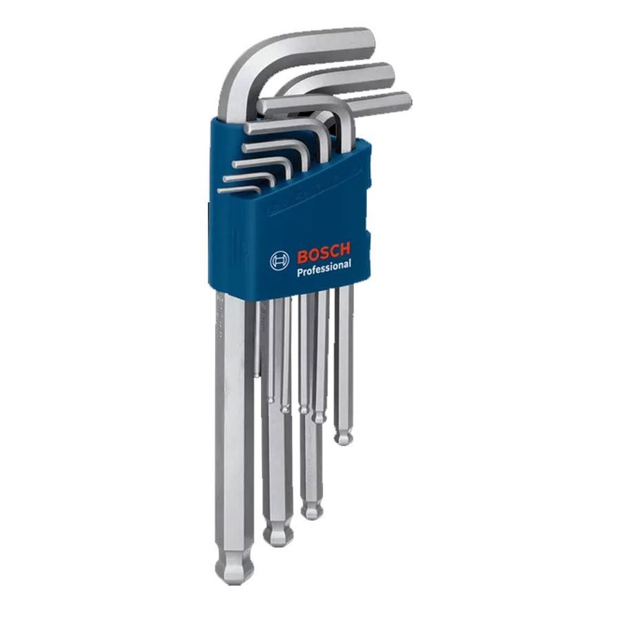 Bosch Bosch Hex Key Set 9 Pcs (1600A01TH5), General Hardware Sockets & Ratchets — Southend Philippines