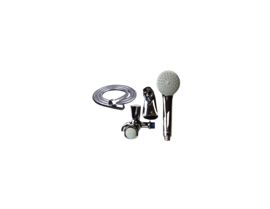 Brass Twin Head Faucet W/ Shower (Iwshf9001), General Hardware Plumbing & Bath — Southend Philippines