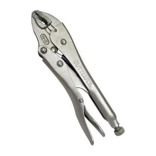 Butterfly #410 Curved Jaw Locking Pliers W/Cutter, General Hardware Pliers & Cutters — Southend Philippines