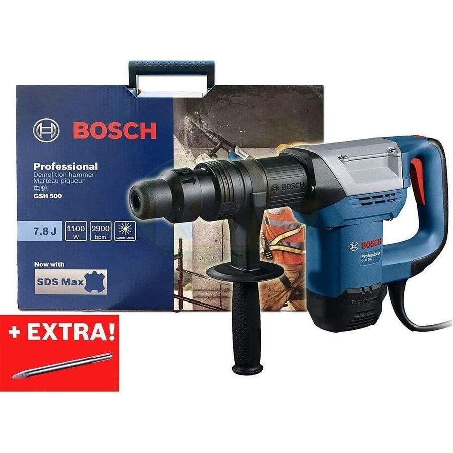 Bosch Bosch GSH 500 SDS-Max Chipping Gun / Demolition Hammer 7.8J [Contractor', General Hardware Hammers & Chisels — Southend