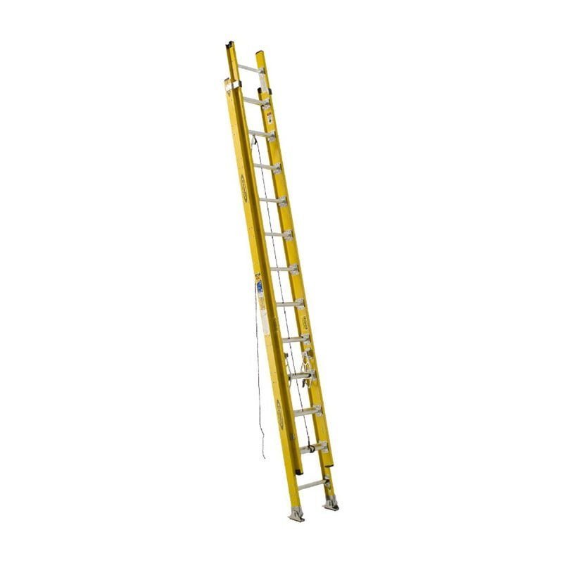 D-7124-2 FIBERGLASS EXTENSION LADDER