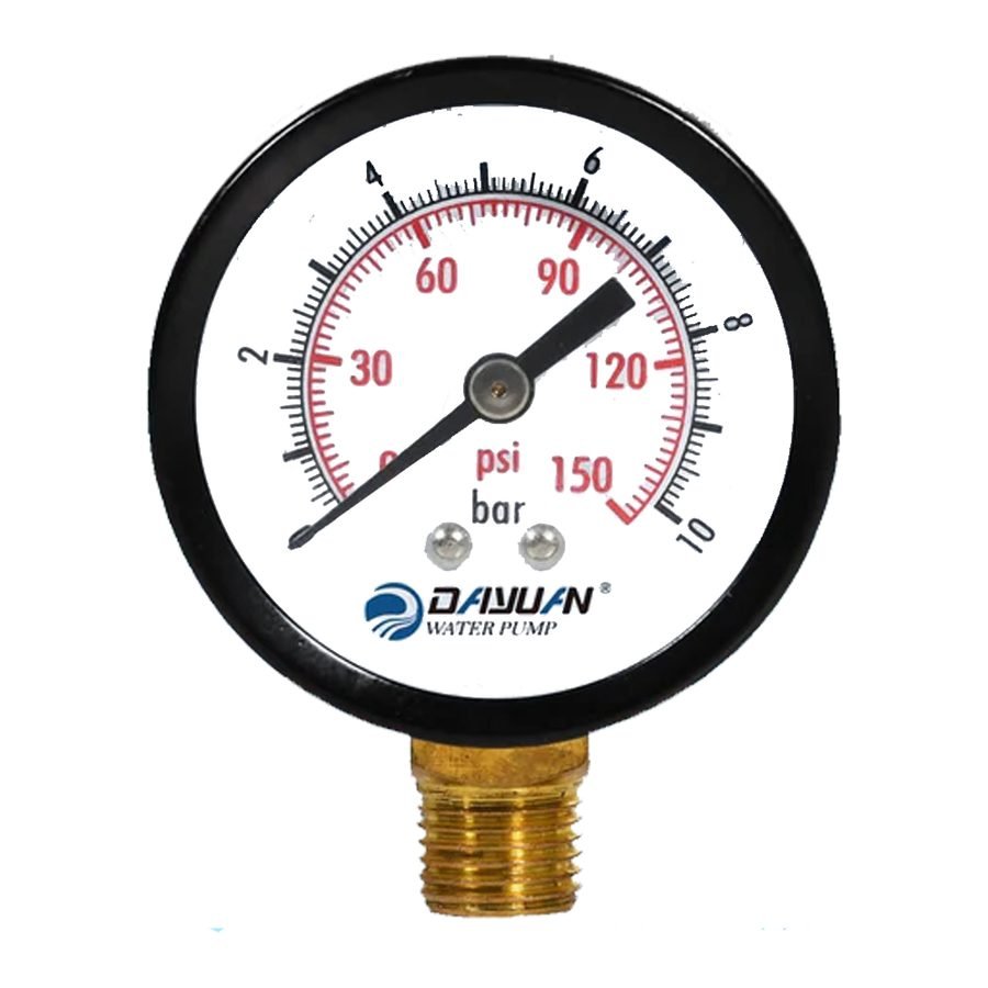 Dayuan Dayuan DY-PG150 Analog Pressure Gauge 0-150PSI, General Hardware — Southend Philippines