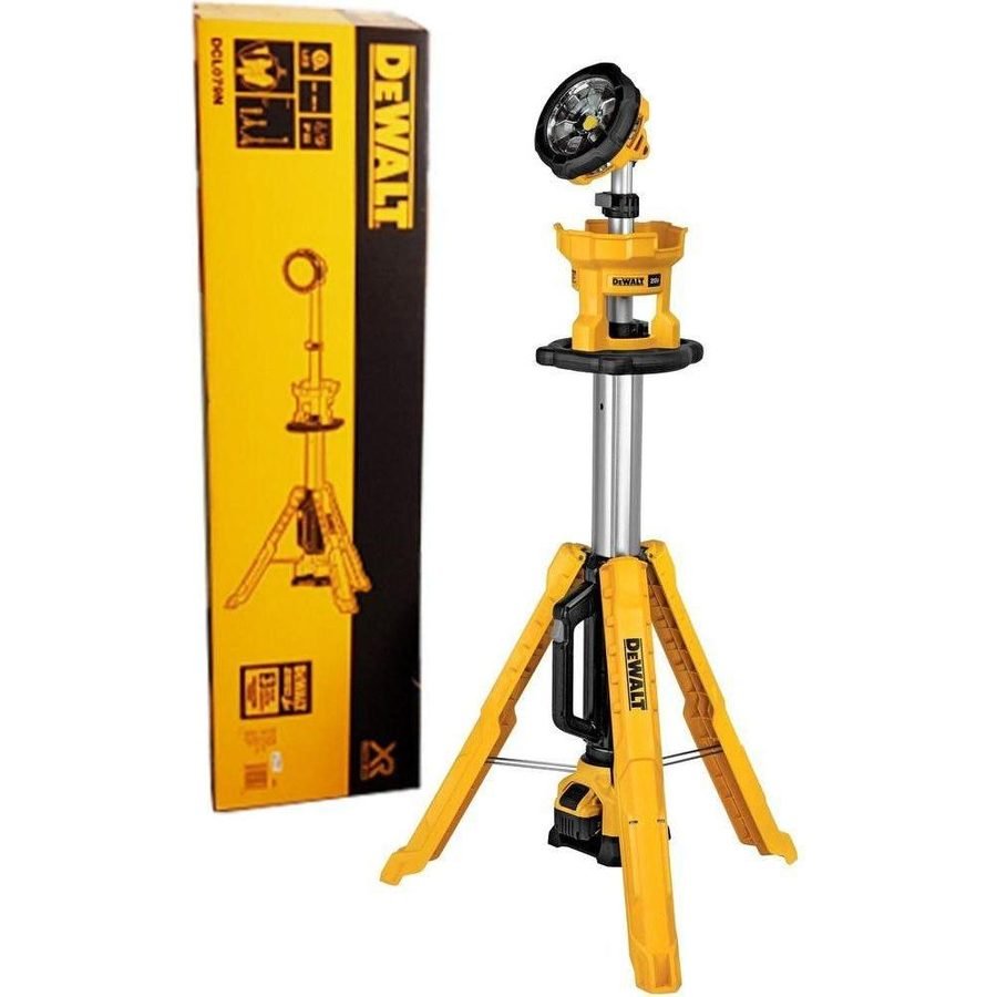 DeWalt Dewalt DCL079N 18V/20V Cordless Work Light With Tripod (Bare) 3000 Lumen, General Hardware Flashlights & Worklights —