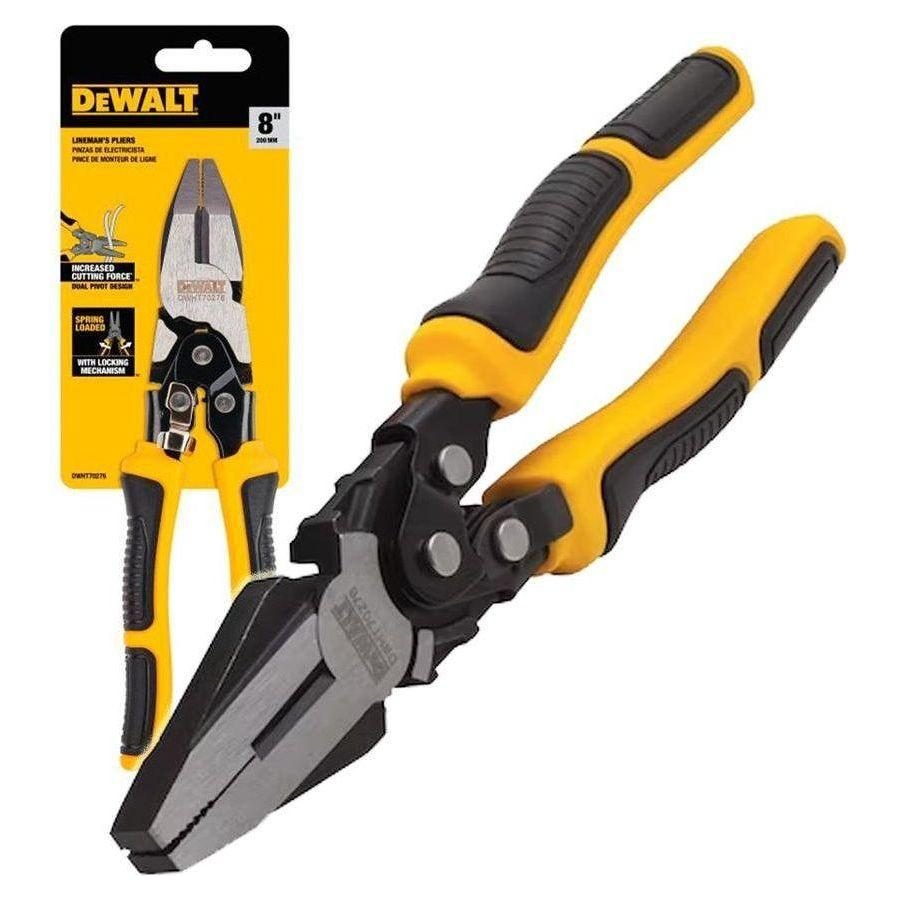 DeWalt Dewalt DWHT0‐70276 Compound Action Linesman Plier, General Hardware Pliers & Cutters — Southend Philippines