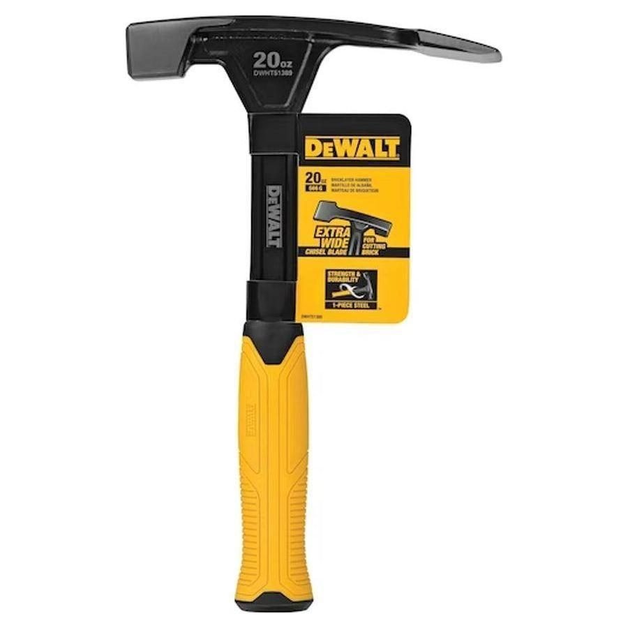 DeWalt Dewalt DWHT51389‐0 Bricklayer Hammer 20oz, General Hardware Hammers, Chisels & Planes — Southend Philippines