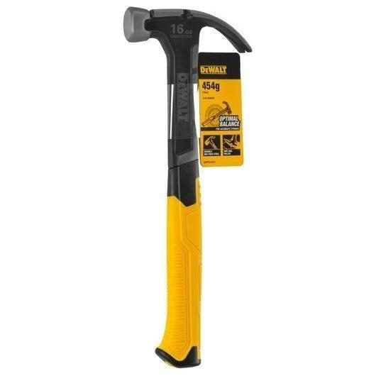 DeWalt Dewalt DWHT51439‐0 Steel Curve Claw Hammer 16oz, General Hardware Hammers, Chisels & Planes — Southend Philippines