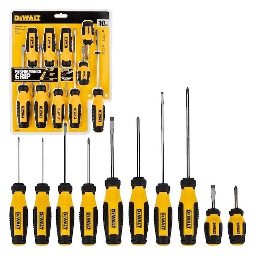 DeWalt Dewalt DWHT65201 Screwdriver Set 10pcs, General Hardware Screwdrivers — Southend Philippines
