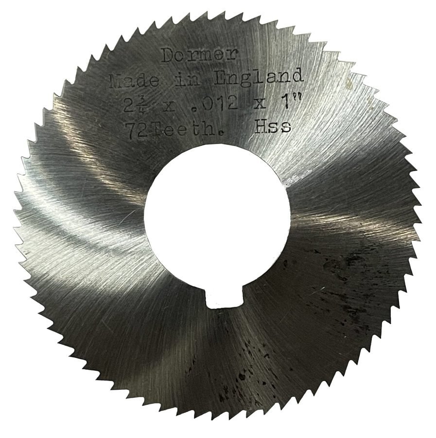 DORMER Screw Slotting Saw 2-3/4" Dia. X 1" Bore X 72 Teeth, General Hardware Saws & Knives — Southend Philippines