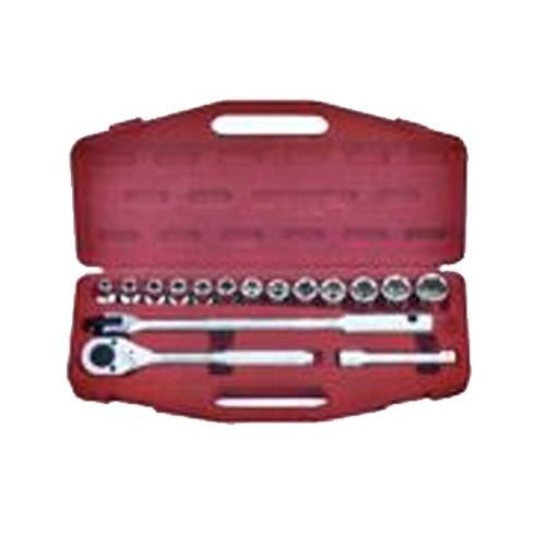 Genius GS-416M 1/2" Drive (8-27mm) Socket Wrench Set 16pcs, General Hardware Sockets & Ratchets — Southend Philippines