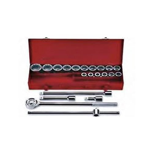 Gestar 99-087 3/4" Drive (3/4"-2") Socket Wrench 21pcs 12pts, General Hardware Sockets & Ratchets — Southend Philippines