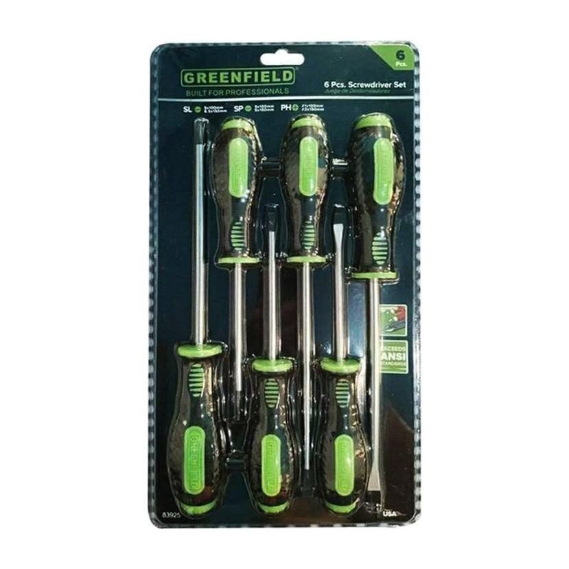 Greenfield Greenfield 6pcs Screwdriver Set, General Hardware Screwdrivers — Southend Philippines