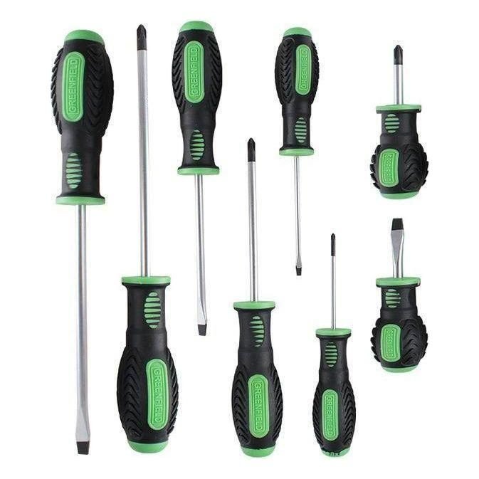 Greenfield Greenfield 8pcs Screwdriver Set, General Hardware Screwdrivers & Bits — Southend Philippines