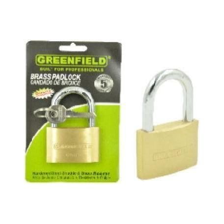 Greenfield Greenfield Brass Padlock Short Shackle, General Hardware Locks & Hinges — Southend Philippines