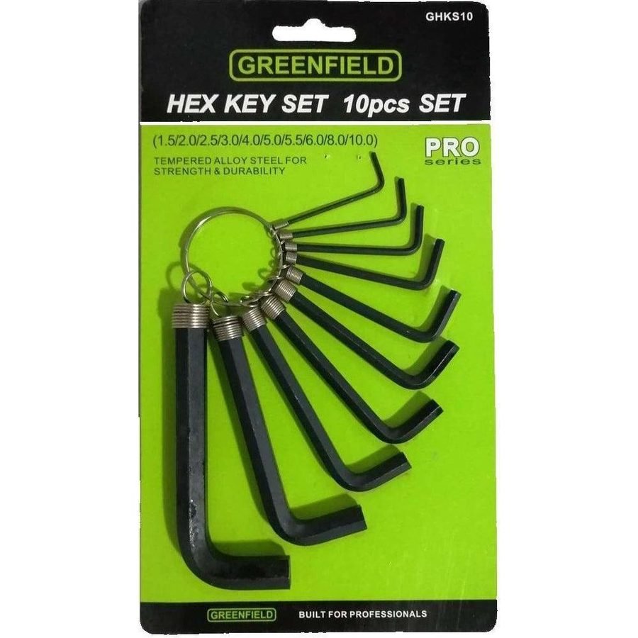 Greenfield Greenfield Hex Allen Key Wrench Set, General Hardware Wrenches — Southend Philippines