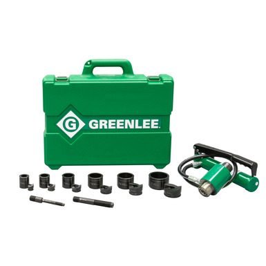 Greenlee 7310SB Hydraulic Knock Out Punch / Puncher Kit With Hand Pump 1, General Hardware Hammers, Chisels & Planes — Southe