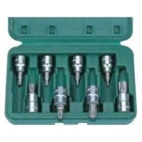 Hans 36024-8 3/8" Drive 8pcs Torx Bit Socket Wrench Set