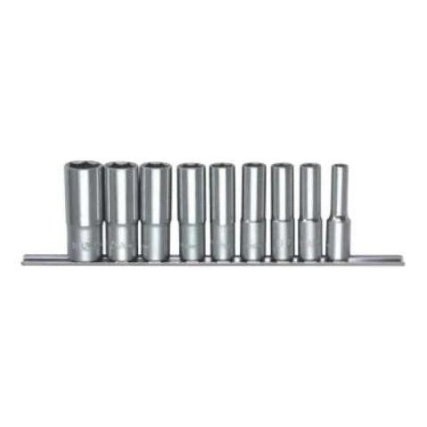 Hans 3609-2AD 3/8" Drive 9pcs Deep Socket Wrench Set