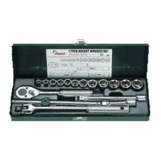 Hans Hans 3617 3/8" Drive 18pcs Socket Wrench Set, General Hardware Sockets & Ratchets — Southend Philippines