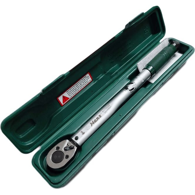 Hans Hans 4175NM Click Torque Wrench 1/2" Drive X 19-110 Nm 14", General Hardware Wrenches — Southend Philippines