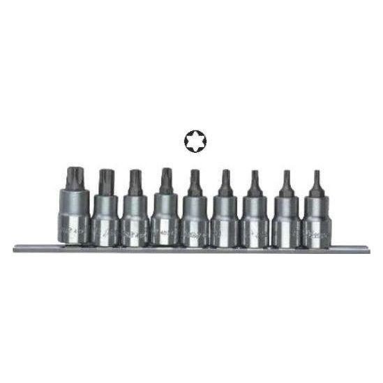 Hans 46024-9C/8C 1/2" Drive 9pcs Torx Bit Socket Wrench Set