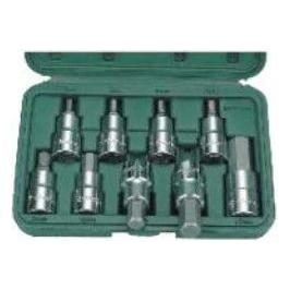 Hans 46026-8 1/2" Drive 8pcs Hex Bit Socket Wrench Set