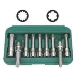 Hans Hans 46028-49 1/2" Drive 9pcs XZN And CV Ribe Bit Socket Wrench Set, General Hardware Wrenches — Southend Philippines