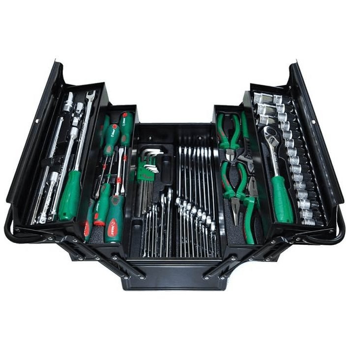 Hans TTB-68P / TTBK-68P 1/2" DR. Socket Wrench & Assorted Hand Tools Set