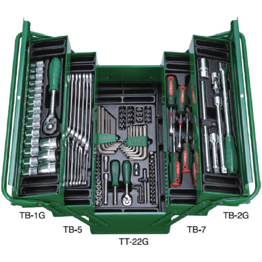 Hans Hans TTBK-111L Assorted Hand Tools Set With Tool Box Chest (111pcs), General Hardware Tool Storage — Southend Philippine