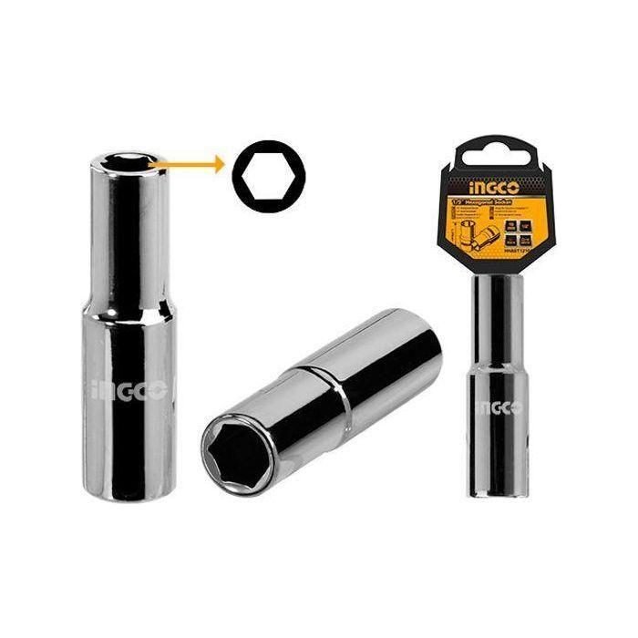 Ingco Ingco 1/2" Drive Deep Socket Wrench 6pts Hexagonal, General Hardware Sockets & Ratchets — Southend Philippines