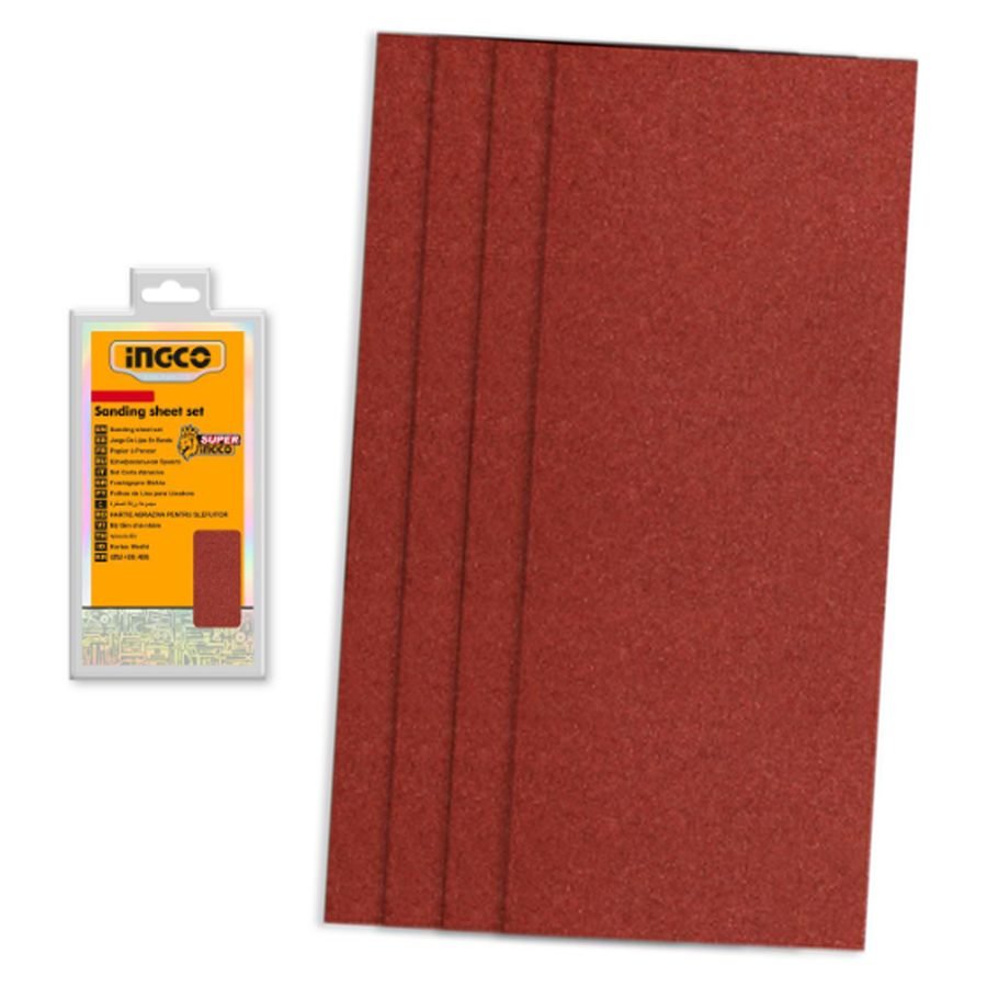 Ingco Ingco AKFS2641151 Sanding Sheet Set 264x115MM 50 Pcs, General Hardware Abrasives & Files — Southend Philippines