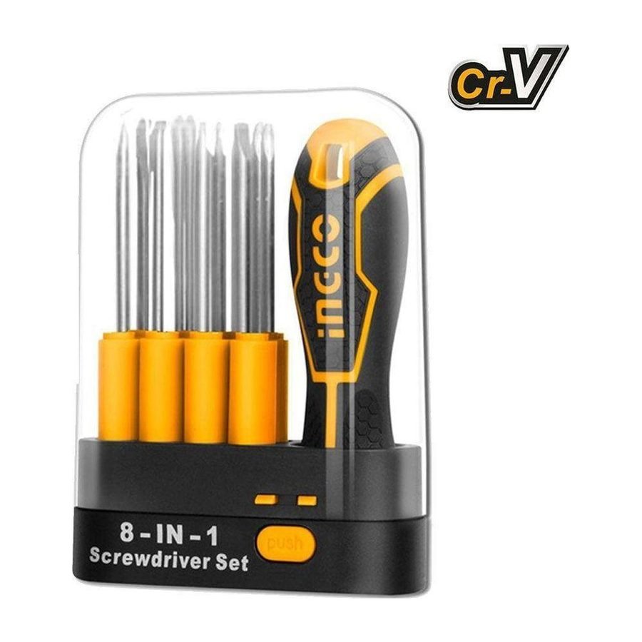 Ingco Ingco AKISD0901 Interchangeable Screwdriver 9 Pcs Set, General Hardware Screwdrivers — Southend Philippines