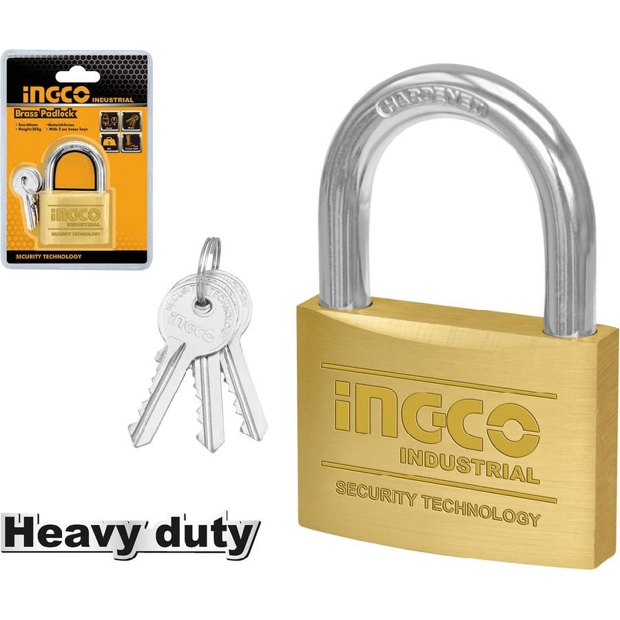 Ingco Ingco Brass Padlock, General Hardware Locks & Hinges — Southend Philippines