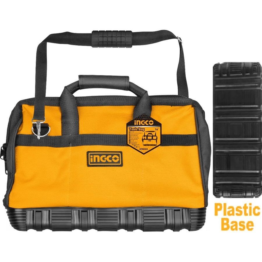 Ingco Ingco Contractor Tool Bag With Plastic Base, General Hardware Tool Storage — Southend Philippines