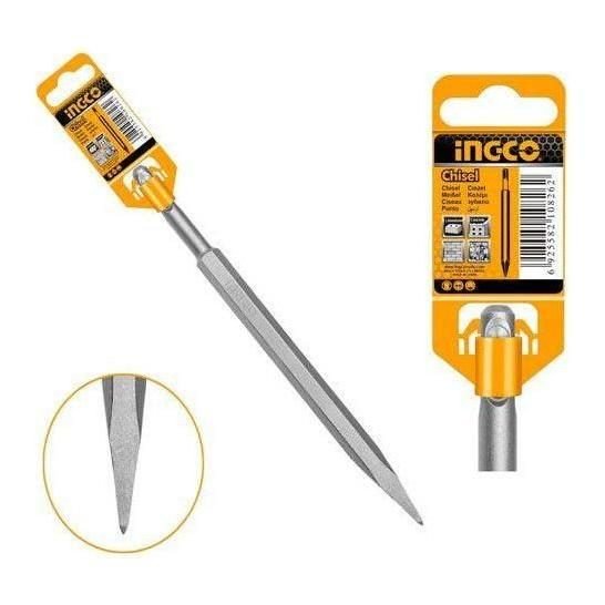 Ingco Ingco DBC0112501 SDS PLUS Pointed Chisel 14x250mm, General Hardware Hammers & Chisels — Southend Philippines
