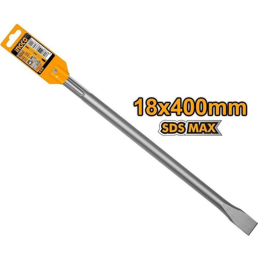 Ingco Ingco DBC0224001 SDS MAX Flat Chisel 18X400mm, General Hardware Hammers & Chisels — Southend Philippines