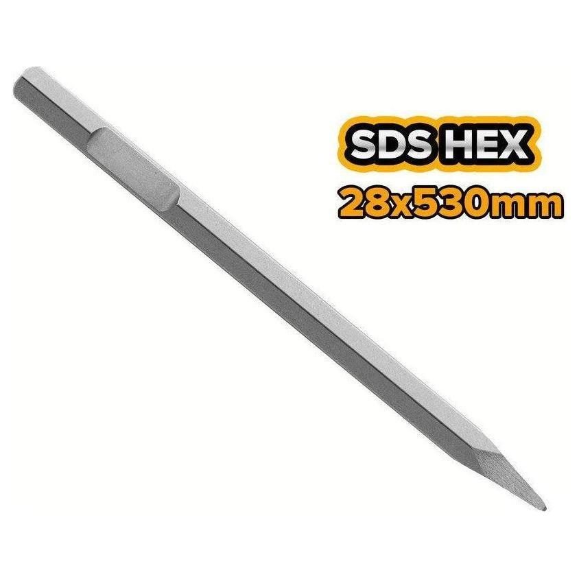 Ingco Ingco DBC0415301 Hex Pointed Chisel 28X530mm, General Hardware Hammers & Chisels — Southend Philippines