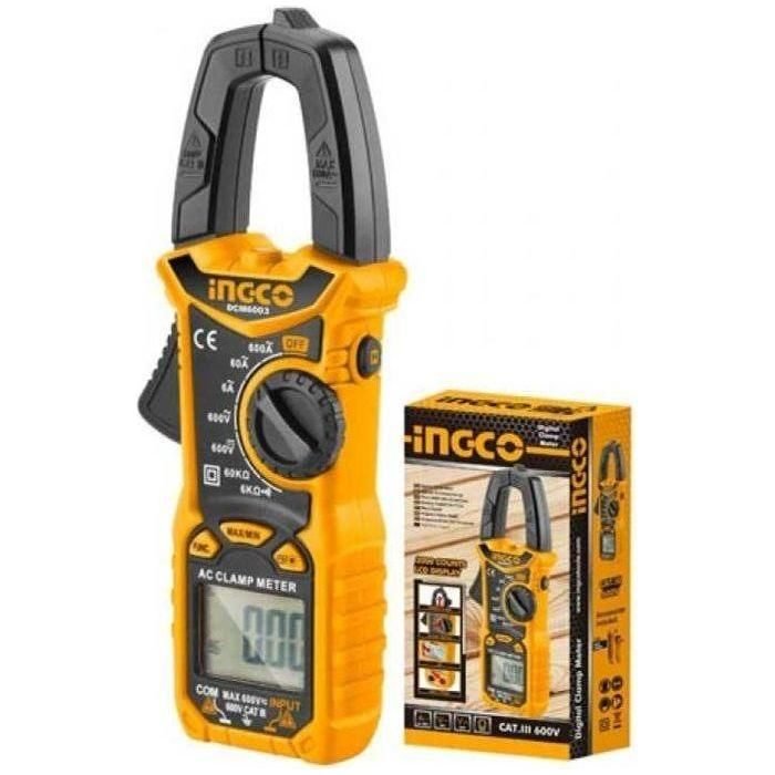 Ingco Ingco DCM6003 Digital AC Clamp Meter 6000 Counts, General Hardware Clamps & Vises — Southend Philippines