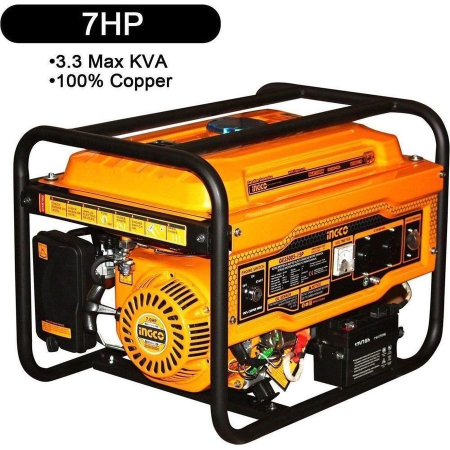Ingco Ingco GE35005-15P Gasoline Generator 3.5KVA (Electric Start), General Hardware — Southend Philippines