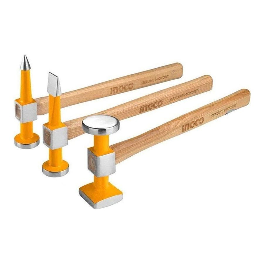 Ingco Ingco HBAFH0712 7 Pcs Body And Fender Hammer Set, General Hardware Hammers & Chisels — Southend Philippines